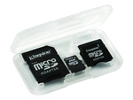 MicroSD, Kingston, 2 GB med SD adaptere