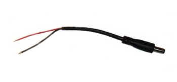 CAB-DCPL DC kabel, DC-plug hun-stik pigtail, lang