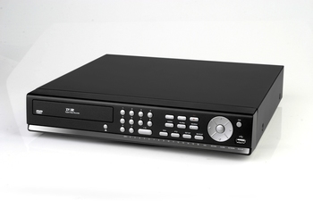 DVR, H.264, 4-kanals, 100fps, DVD-R