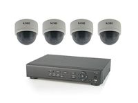 System med DVR og 4 HQ dome kamera